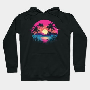 Vaporwave Sunset Summer Vibes Hoodie